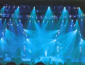 A shot of a Trans-Siberian Orchestra concert